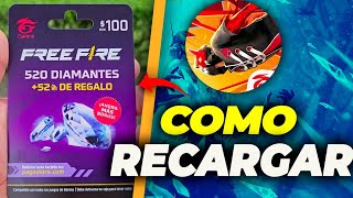 ✅️ COMO RECARGAR DIAMANTES CON TARJETAS DE REGALO DE FREE FIRE ✅️  EN MENOS DE 5 MINUTOS [upl. by Au]