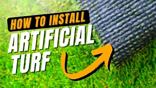 How to Install Artificial Turf  A DIY How To Guide [upl. by Barnaby869]