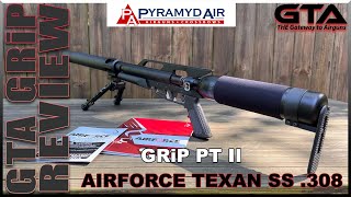 AirForce Texan SS 308 GRiP PT II  Gateway to Airguns Airgun Review [upl. by Gnourt214]