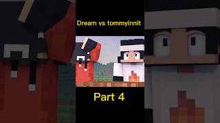 Dream vs tommyinnit part4 viral [upl. by Ynaffet]