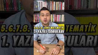 Ortaokul 5678 Sınıf Matematik 2 Dönem 2 Yazılı Sınav Soruları yazılısınavsoruları [upl. by Airol797]