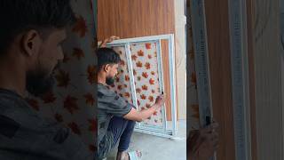 Three Track Aluminium Window💥💥aluminium interiordesign shortsvideo trending [upl. by Deedee444]