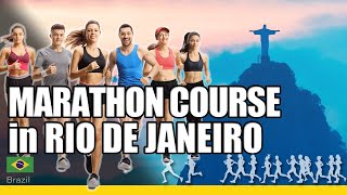 Marathon course at Rio de Janeiro Marathon [upl. by Innig]