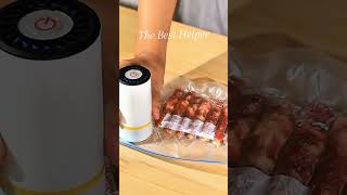 linkinbio Kitchen Vacuum Sealer Machine Moist Food Preservation Modes Food Sealer Air Sealing [upl. by Thayer]