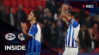 INSIDE  Esto sí es jugar en Europa  PSV Eindhoven 2  2 Real Sociedad [upl. by Yeuh]