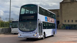 Floored Through the City McGills Scotland East Volvo B7TL Gemini 1 2854 YN53 EFZ Service54 [upl. by Mutua]