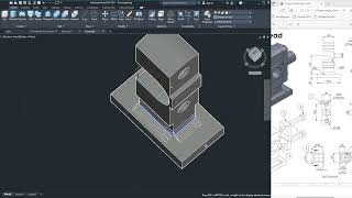 Assembly Crosshead Part 1  AUTOCAD [upl. by Nasas211]