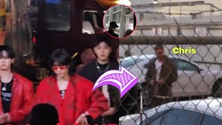 Stray Kids Spotted Filming A Music video In NYC Chris Hemsworth went to stray kids filming location [upl. by Sokul]