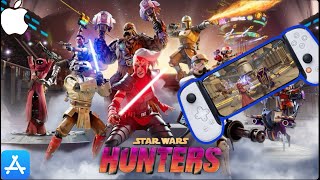 Star Wars Hunters runs AMAZING on iPhone  Backbone Gameplay [upl. by Onirefez]