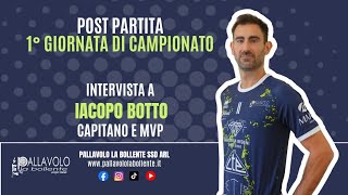 Post partita Negrini CTE Acqui Terme  Monge Gerbaudo Savigliano Intervista a capitan Botto [upl. by Sesom]