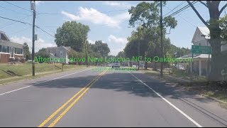 NORTH CAROLINA BACKROADS  Afternoon drive New London NC to Oakboro NC on country roads  ASMR [upl. by Mansur]