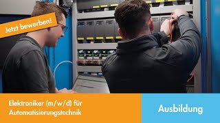 Ausbildung als Elektroniker mwd für Automatisierungs und Systemtechnik  SCHARR [upl. by Bloem815]