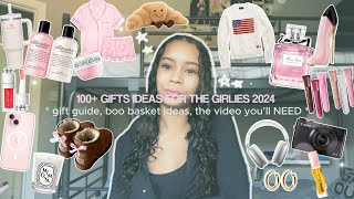 100 GIFTS IDEAS FOR THE GIRLIES 2024  gift guide boo basket ideas the video you’ll NEED  🩷🧺 [upl. by Aicemak]