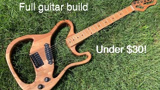 I built this guitar for 30 [upl. by Ahsinna]