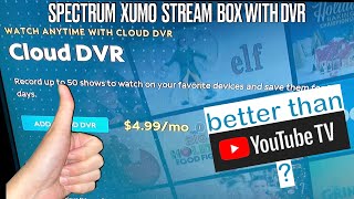 Spectrum Xumo Stream Box DVR  Better than YouTube TV [upl. by Norrek489]