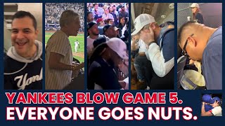 YANKEES BLOW GAME 5 EVERYONE GOES NUTS Mournful fan reactions set to haunting music [upl. by Neved543]