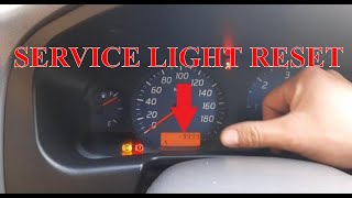 Nissan Hardbody Service Light Reset [upl. by Eslek]