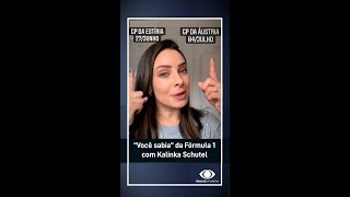 Shorts Kalinka Schutel conta curiosidades sobre as próximas etapas da Fórmula Você sabia [upl. by Garges]