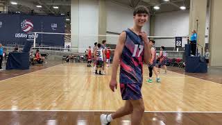 USAV B Nationals  day 1 game 2 [upl. by Eenad]