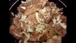 Steamed Steak amp Onions [upl. by Cinimmod]