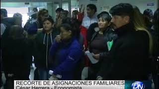 Recorte de asignaciones familiares [upl. by Akihc]