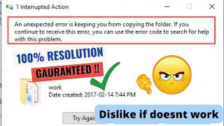 an unexpected error keeping you from copying the file [upl. by Bigot]