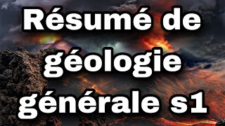 Résumé de géologie générale s1 [upl. by Koosis683]