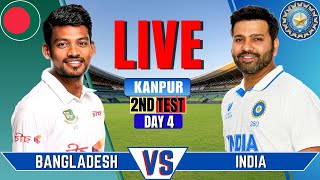 India vs Bangladesh 2nd Test Day 4  IND vs BAN Live Score amp Commentary  INDIAN BATTING [upl. by Reddy]