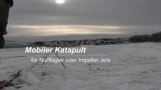 Startkatapult für Nurflügler oder Impeller Jets [upl. by Arata]