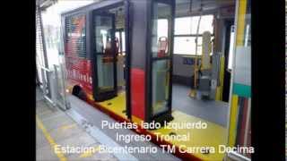 Video Bus Padron Dual SITP Pretroncal Ruta M80 L80 Consorcio Express [upl. by Isdnyl]