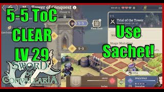 This will HELP you do 55 Tower of Conquest Clear Break the Sachet  Sword of Convallaria [upl. by Nallaf]