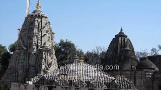 Eklingji Temple in Udaipur Rajasthan Ancient 8th century origin of Mewar Princely state ruling god [upl. by Inalej]