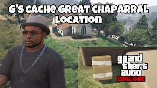 Gs cache GTA 5 Location Great Chaparral July 28th Location [upl. by Cleon]