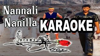 Nannali nanilla kannada Song original Karaoke with lyrics  KARIYA [upl. by Hedveh894]