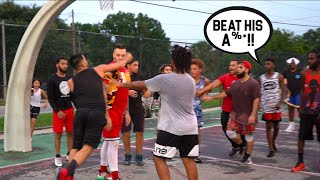 BRAWL BREAKS OUT WITH NICK BRIZ 5V5 BASKETBALL [upl. by Rafferty118]