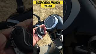 Bajaj Chetak Premium features  Keyless Entry Push StartStop function in Bajaj Chetak Electric [upl. by Queena586]