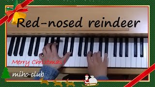 ⭐️Rednosed reindeer  piano solo [upl. by Aniretak132]