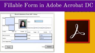 create fillable pdf form in Acrobat proHow to create Fillable form in Adobe acrobatfillable pdf [upl. by Yevrah]