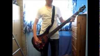 Linkin Park  Castle of Glass Bass Cover WITH TAB [upl. by Aicenert891]