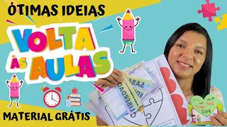 Ótimas Ideias VOLTA ÀS AULAS 2023 MATERIAL GRATUITO Professor em Sala [upl. by Ahsemaj]