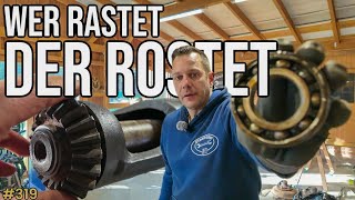 Keine PAUSE  Lager  Bremsen  Rost und Lack  UNIMOG Restauration  vlog 319 [upl. by Anilef]