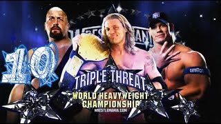 WWE 2K14 Español  Universe Era  Edge vs John Cena vs Big Show Wrestlemania 25 [upl. by Anaehr394]