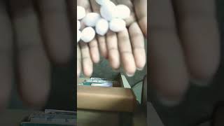 Naphthalene balls playing🤍✨️🧿 mothballs satisfying sound [upl. by Lunsford]