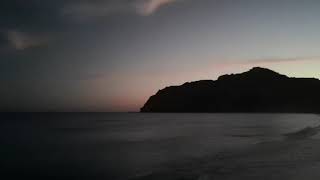 Tsambika beach at night  Rhodes [upl. by Evars]