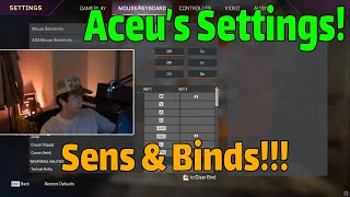 Aceu Finally Revealed his Apex Settings [upl. by Ahseenak]