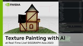 Texture Painting 3D Objects Using AI at RealTime Live SIGGRAPH Asia 2023 [upl. by Teferi]