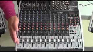 Mezcladores Behringer linea Xenyx Q y QX [upl. by Naashar]