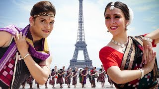 Sambalpuri dance at the Eiffel Tower Paris France  Rasarkeli Bo [upl. by Latsyrc]