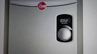 E5 Error on Rheem Tankless Water Heater [upl. by Lanna]