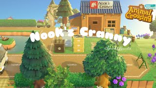 Sleepy Town Nook’s Cranny Speed Build Animal Crossing New Horizons [upl. by Alek265]